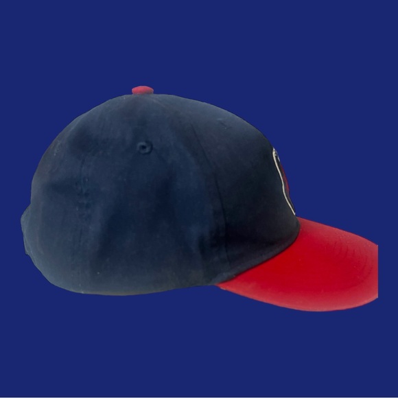 Old stock Cleveland indians chief wahoo YOUTH baseball cap SnapBack hat - Picture 3 of 9